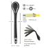 Rechargeable Vibrating Dilator (1cm) - Black