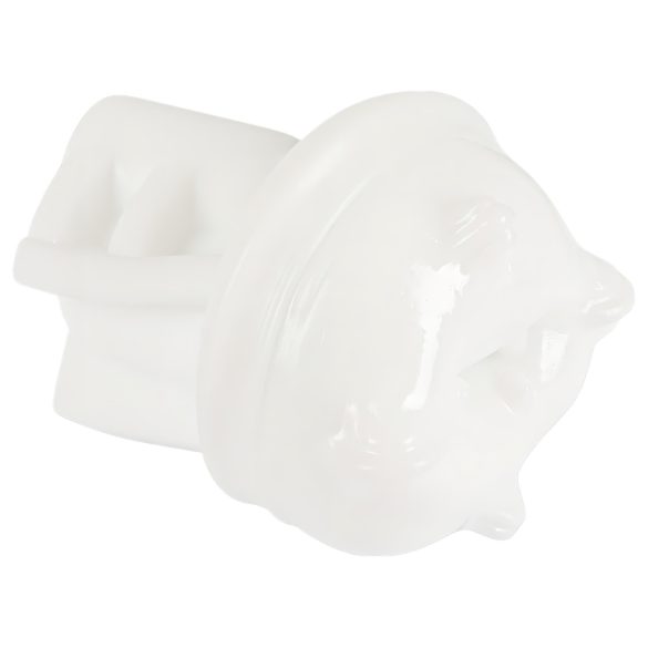 STROKER - Rechargeable, Suction-Vibrating Masturbator (White)