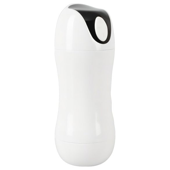 STROKER - Rechargeable, Suction-Vibrating Masturbator (White)