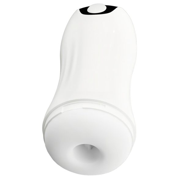 STROKER - Rechargeable, Suction-Vibrating Masturbator (White)