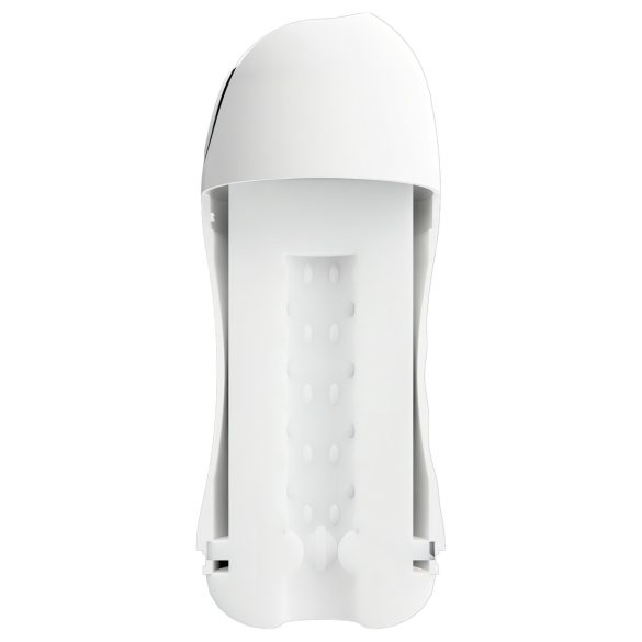 STROKER - Rechargeable, Suction-Vibrating Masturbator (White)