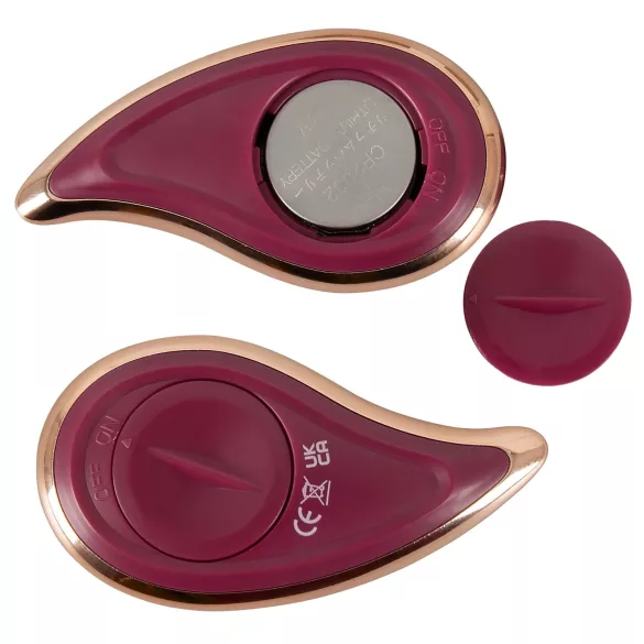 Javida RC - Wireless 3-Function Clitoral Vibrator (Red)