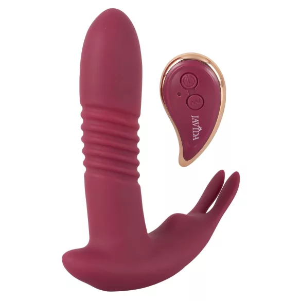 Javida RC - Wireless 3-Function Clitoral Vibrator (Red)