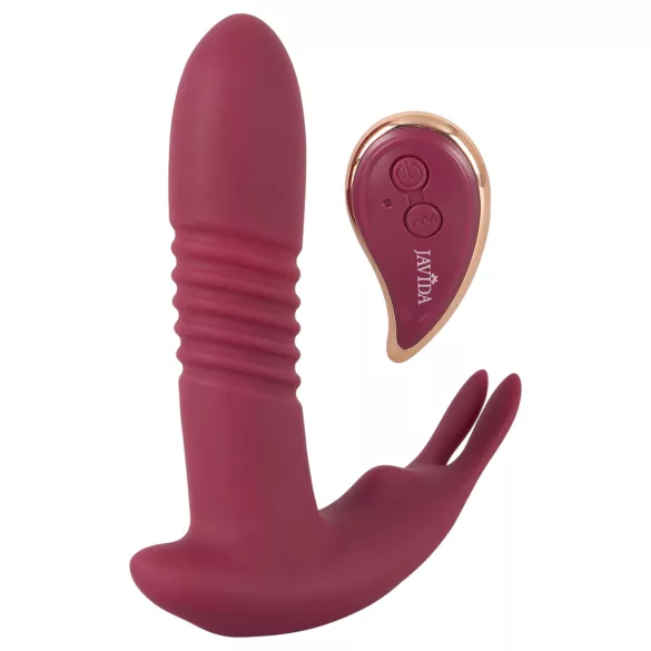 Javida RC - Wireless 3-Function Clitoral Vibrator (Red)