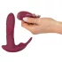 Javida RC - Wireless 3-Function Clitoral Vibrator (Red)