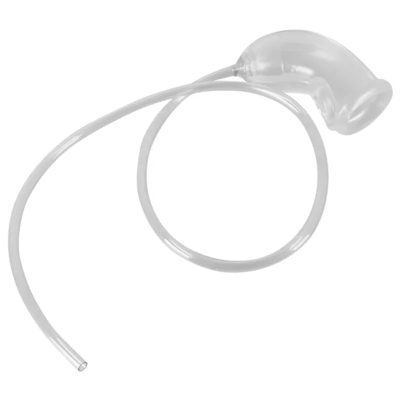 You2Toys Piss Play Sleeve - Penis Sleeve with Outlet Tube (Transparent)