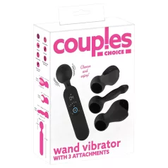  Couples Choice - Rechargeable Warming Massage Vibrator (Black)
