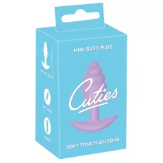 Cuties Mini Butt Plug - Silicone Anal Plug - Purple (2.8cm)
