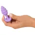Cuties Mini Butt Plug - silicone anal plug (purple, 2.8 cm)