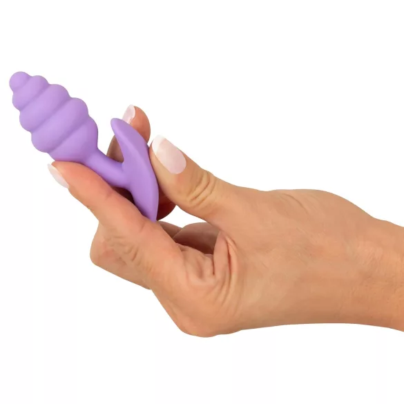 Cuties Mini Butt Plug - silicone anal plug (purple, 2.8 cm)