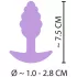 Cuties Mini Butt Plug - silicone anal plug (purple, 2.8 cm)