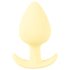 Cuties Mini Silicone Butt Plug - Yellow (3.1cm)