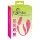 SMILE - wearable rechargeable vibrating love egg with remote control (pink)