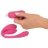 SMILE - wearable rechargeable vibrating love egg with remote control (pink)