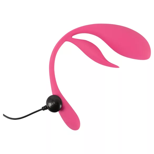 SMILE - wearable rechargeable vibrating love egg with remote control (pink)