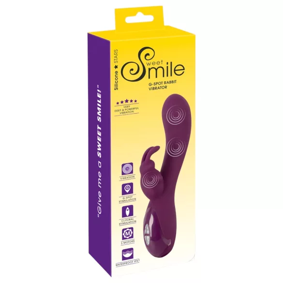 SMILE - Rechargeable 3-Motor, Clitoral Arm Vibrator (Purple)