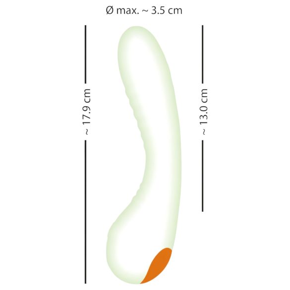 You2Toys Glow-in-the-Dark G-Spot Vibrator (White)