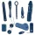 You2Toys - Midnight Blue - 9-Piece Vibrating Pleasure Set