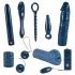 You2Toys - Midnight Blue - 9-Piece Vibrating Pleasure Set