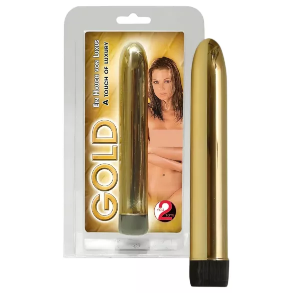 You2Toys - GOLD Vibrator - Dazzling Gold Edition