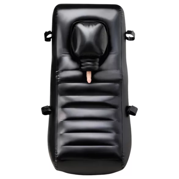 NMC - Louisiana Lounger - sex machine with built‑in vibrator (black)