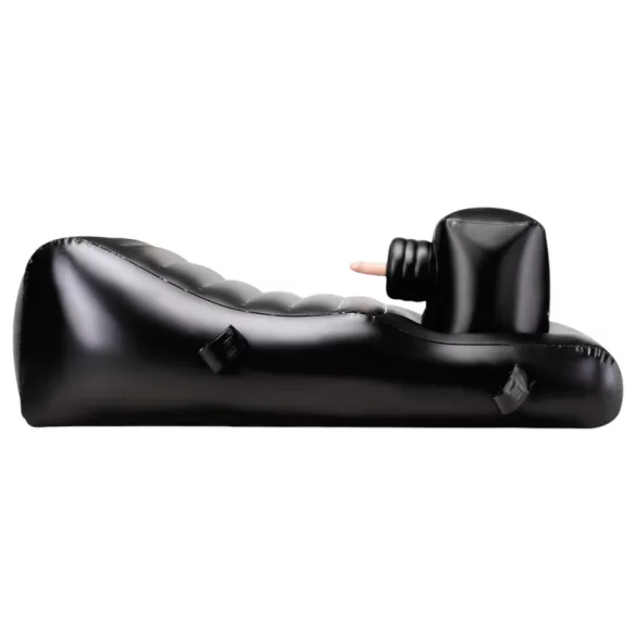 NMC - Louisiana Lounger - sex machine with built‑in vibrator (black)