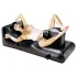 NMC - Louisiana Lounger - sex machine with built‑in vibrator (black)