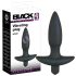 Black Velvet Anal Plug Vibrator - Small