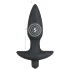 Black Velvet Vibrating Anal Plug - Medium