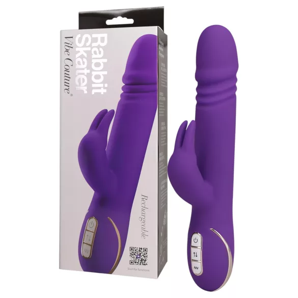 Vibe Couture Rabbit Skater - Bunny thrusting vibrator (purple)