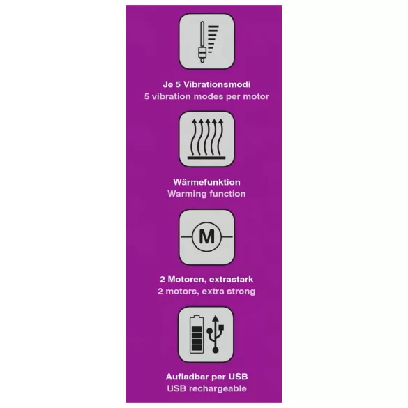 Javida - Warming Clitoral Vibrator (Berry)