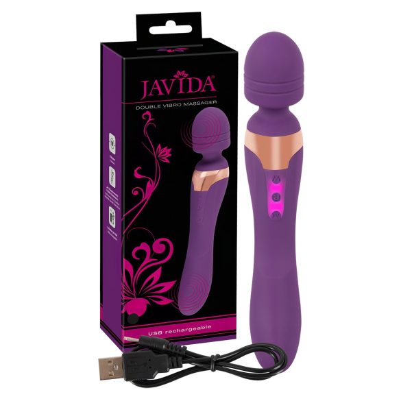 Javida Double - Violet Massaging Vibrator