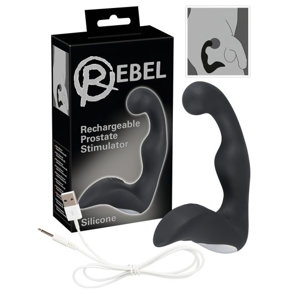 Rebel - Rechargeable Prostate Massager (Black)