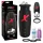 PDX Moto Bator - Vibrating Masturbator with Lifelike Lips (Black)