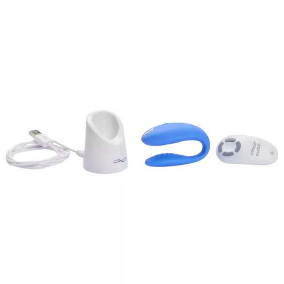 We-Vibe Match - Waterproof Rechargeable Couples Vibrator (Blue)