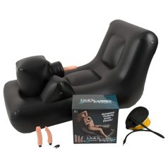   Dark Magic - Battery-Operated Pleasure Machine with Bed (Black)