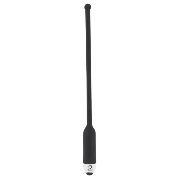 You2Toys Vibrating Silicone Urethral Dilator – Black (8-11mm)