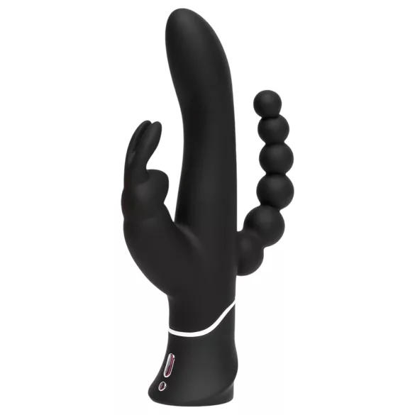 Happyrabbit Triple - Rechargeable Clit & Anal Vibrator (Black)
