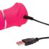 Happyrabbit Thrusting - Rechargeable Thrusting Rabbit Vibrator (Pink)