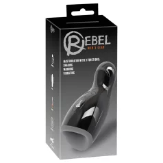   Rebel - Heated, Vibrating, Up-Down Moving Masturbator (Black)