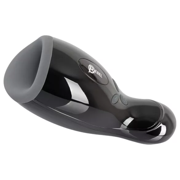 Rebel - Heated, Vibrating, Up-Down Moving Masturbator (Black)