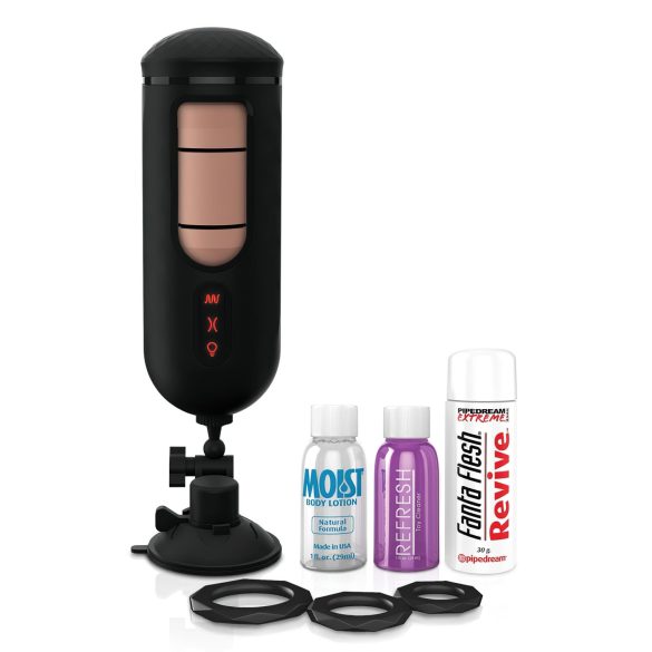 PDX Elite Mega Milker - Vibrating Male Masturbator (Black)