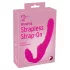 You2Toys - Double2Teaser - strap-on vibrator without harness (pink)