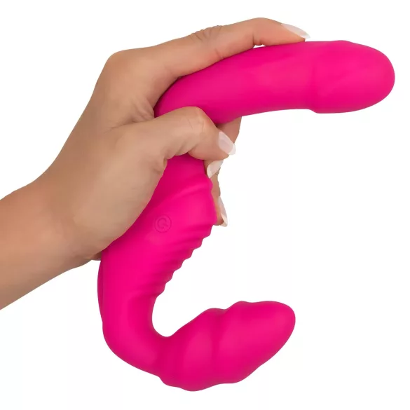 You2Toys - Double2Teaser - strap-on vibrator without harness (pink)