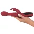 You2Toys Massager - thrusting-rotating, warming G-spot vibrator (red)