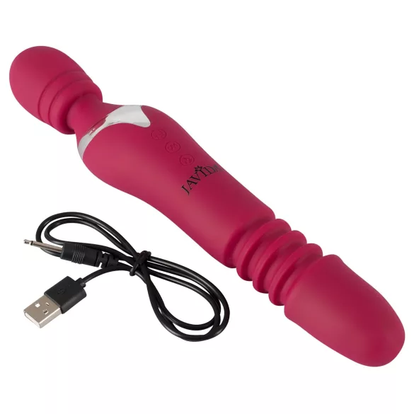 Javida Thrusting - 3‑in‑1 Massaging Vibrator (Red)
