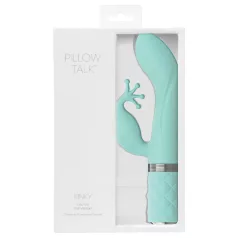   Pillow Talk Kinky - rechargeable, dual‑motor G‑spot vibrator (turquoise)