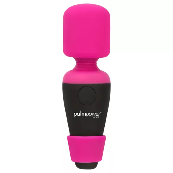 PalmPower Pocket Wand - mini massage vibrator (pink-black)