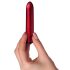 Scarlet Velvet Mini Lipstick Vibrator (10 Rhythms) - Red
