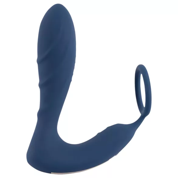 You2Toys Prostate Plug - Blue Anal Vibrator with Cock Ring